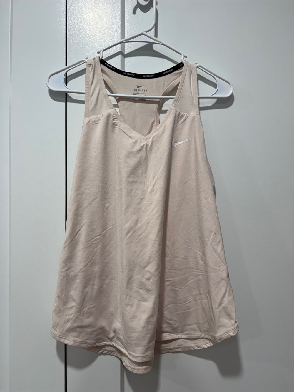 Nike Dri-FIT Light Beige Racerback Tank
